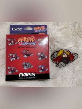 FiGPiN Naruto Shippuden Akatsuki Cloud Blind Box Enamel Pin Diedara glitter